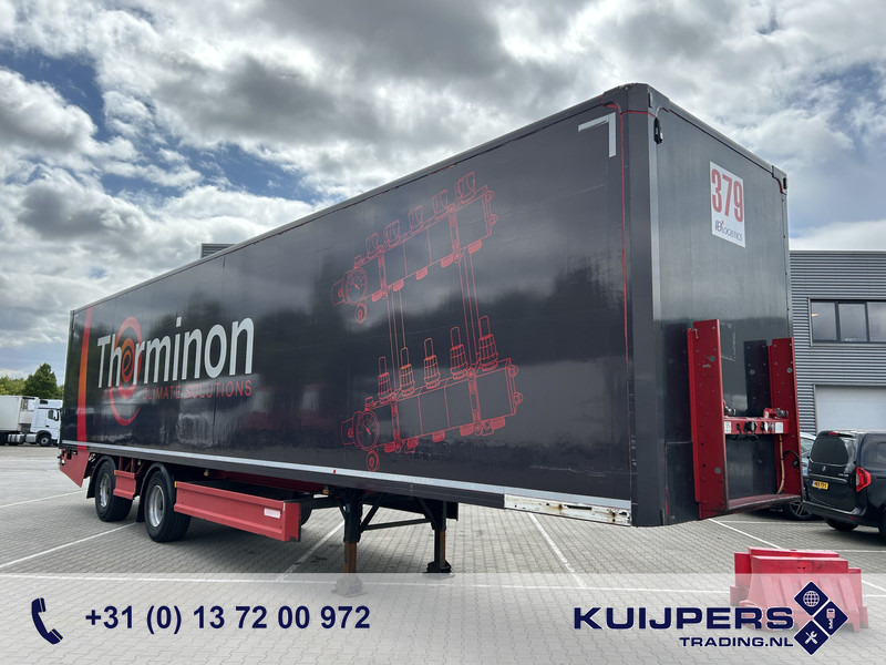 Groenewegen Jumbo DRO-14-18 / Box Trailer / 2x Stuuras / Laadklep / APK 06-26 - Koffer Auflieger: das Bild 1 Groenewegen Jumbo DRO-14-18 / Box Trailer / 2x Stuuras / Laadklep / APK 06-26 - Koffer Auflieger: das Bild 1
