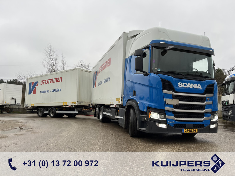 Scania R410 Highline / BDF Box + Wecon AWZ 218 / BDF Box / 448 dkm / NL Truck + Trailer - Containerwagen/ Wechselfahrgestell LKW: das Bild 1 Scania R410 Highline / BDF Box + Wecon AWZ 218 / BDF Box / 448 dkm / NL Truck + Trailer - Containerwagen/ Wechselfahrgestell LKW: das Bild 1