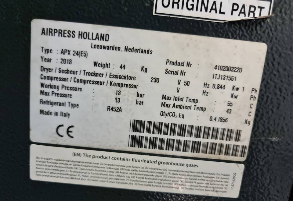 OSUSZACZ ZIĘBNICZY AIRPRESS APX 24, 2,4 M3/min - Luftkompressor: das Bild 2 OSUSZACZ ZIĘBNICZY AIRPRESS APX 24, 2,4 M3/min - Luftkompressor: das Bild 2