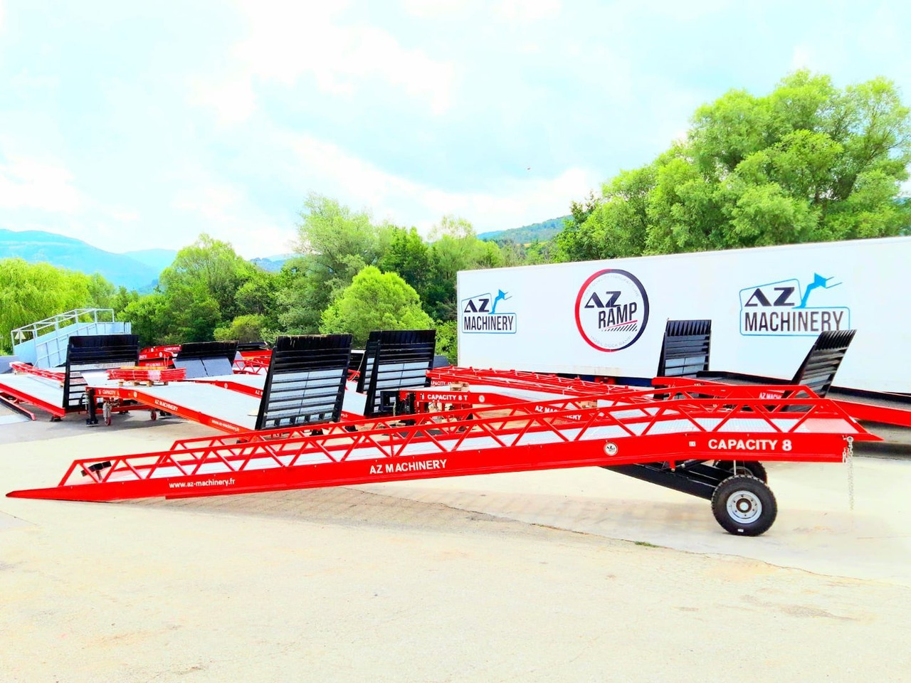 NEU: Verladerampe AZ RAMP-EASY XL-20 . Mobil Loading Ramp  WIDE With Level Off, 20 t Capacity: das Bild 9