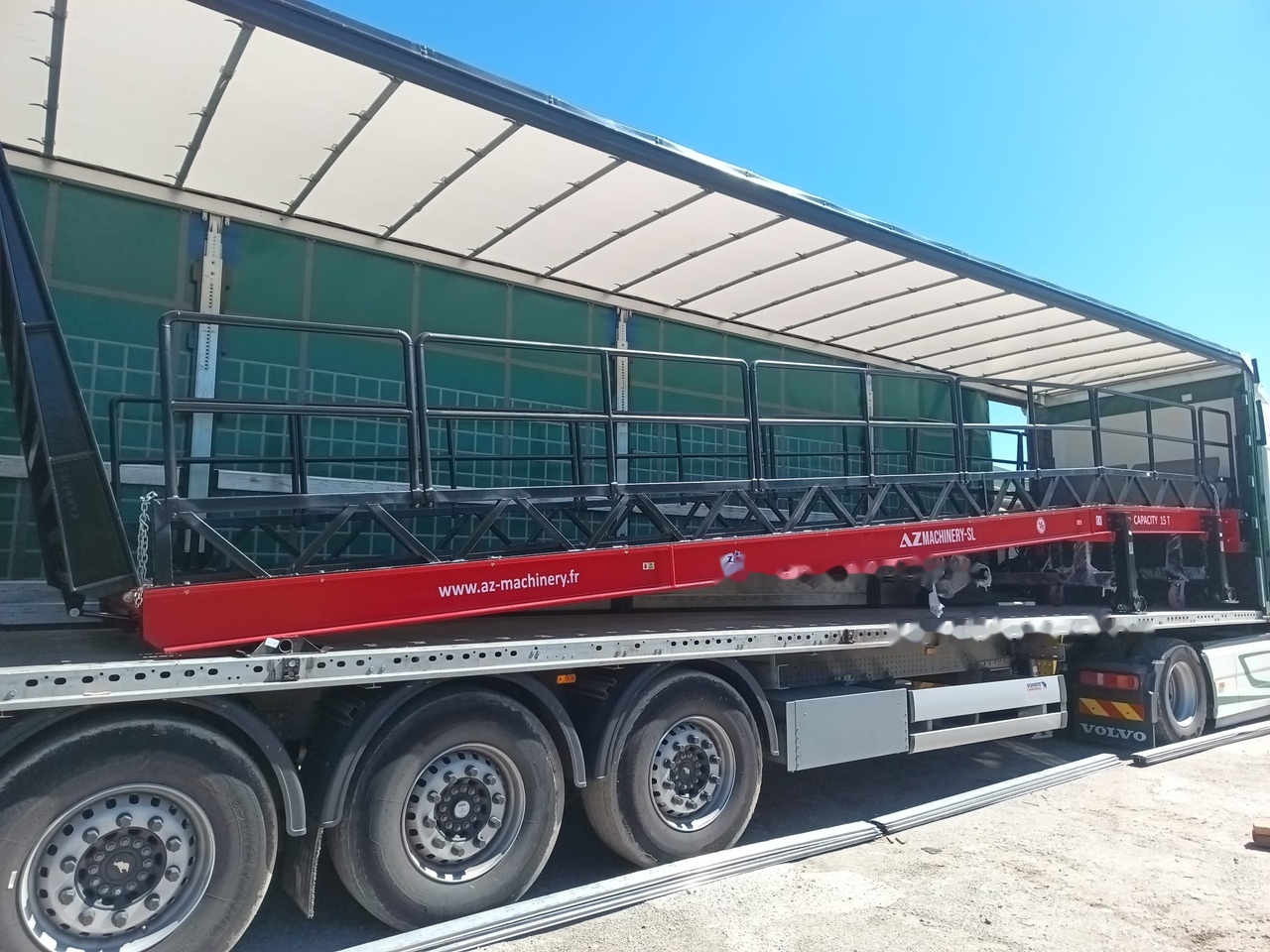 NEU: Verladerampe AZ RAMP STAR-RL-15T mobile loading ramp: das Bild 9