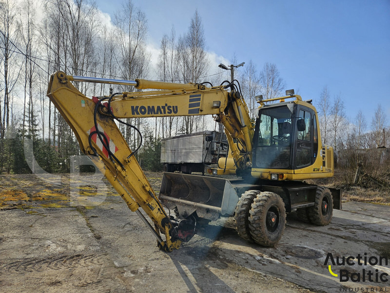 Mobilbagger Komatsu PW130ES-6K: das Bild 1