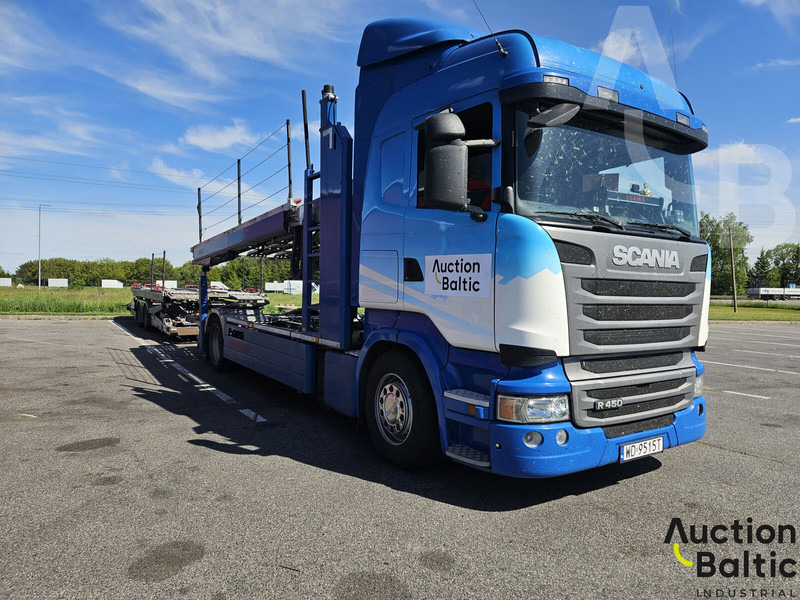 Scania R 450 - Autotransporter LKW: das Bild 2 Scania R 450 - Autotransporter LKW: das Bild 2