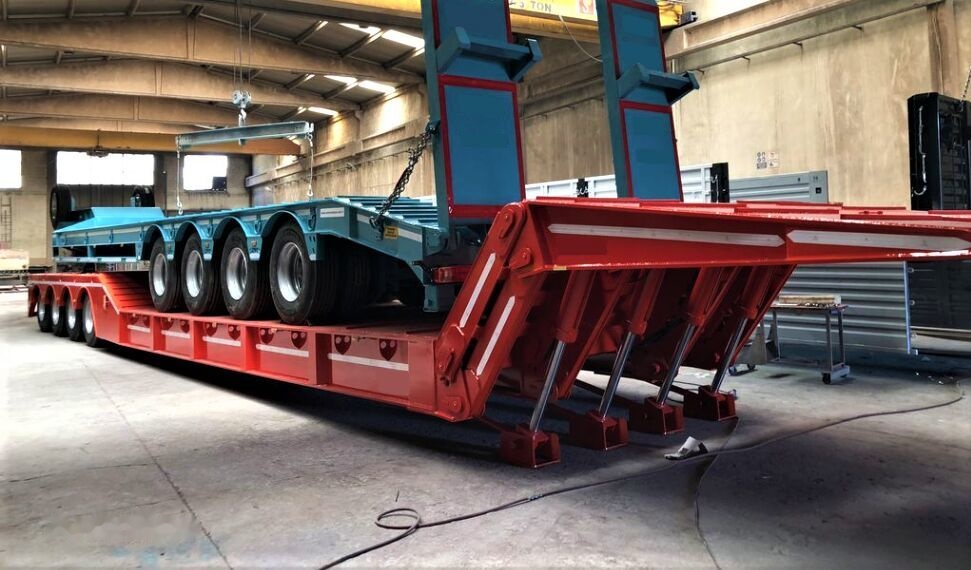 AME 100 Ton, Front Loading 4 Axle Lowbed Semi Trailer - Tieflader Auflieger: das Bild 4 AME 100 Ton, Front Loading 4 Axle Lowbed Semi Trailer - Tieflader Auflieger: das Bild 4