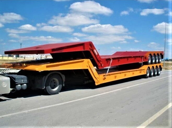 AME 120 Ton 4 Axle Front Loading Lowbed Semi-Trailer - Tieflader Auflieger: das Bild 1 AME 120 Ton 4 Axle Front Loading Lowbed Semi-Trailer - Tieflader Auflieger: das Bild 1