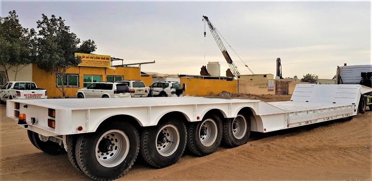 AME 120 Ton 4 Axle Front Loading Lowbed Semi-Trailer - Tieflader Auflieger: das Bild 3 AME 120 Ton 4 Axle Front Loading Lowbed Semi-Trailer - Tieflader Auflieger: das Bild 3