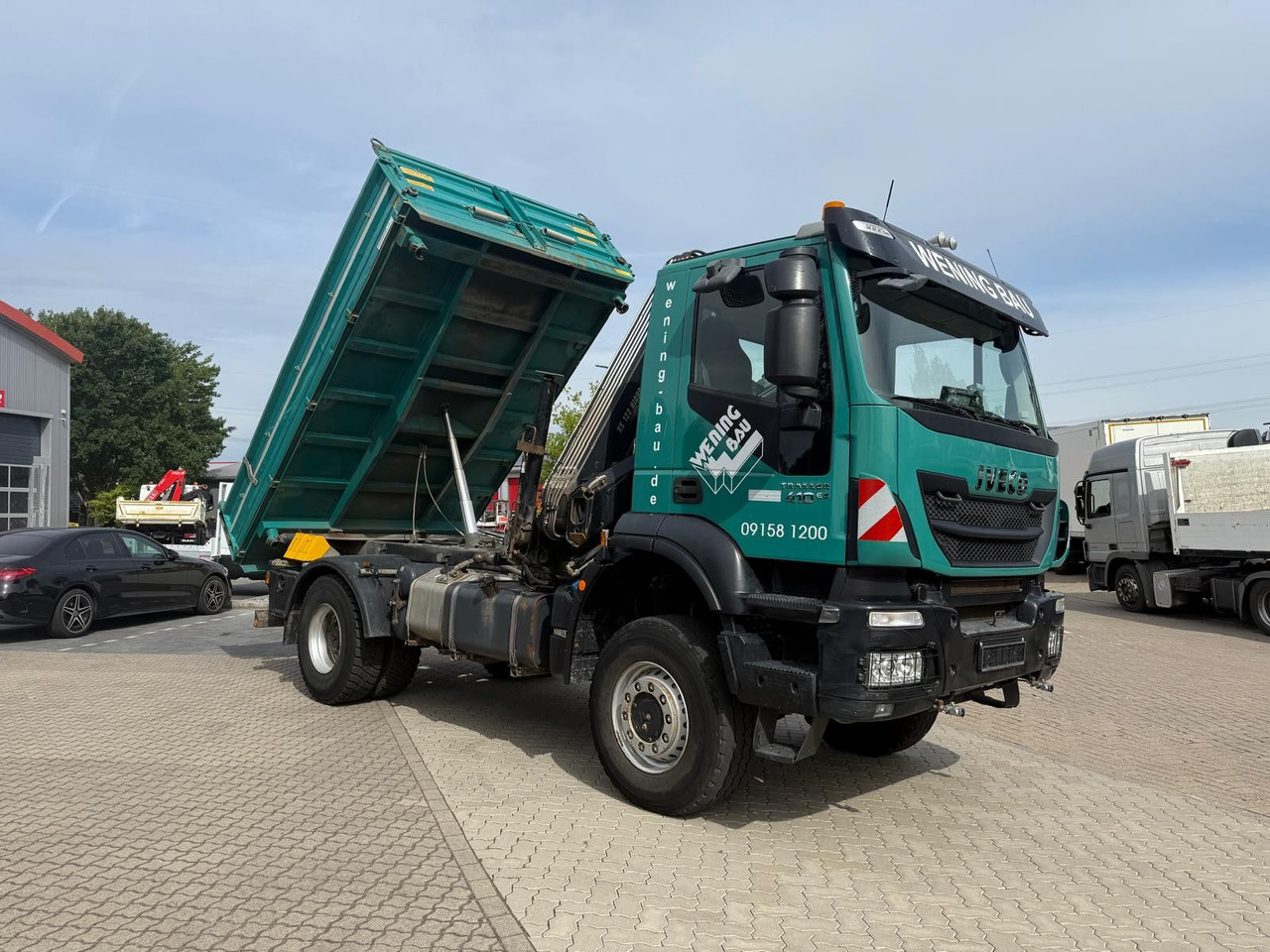 Iveco AD190 T/W Trakker 410 4x4 Allrad Kran KipperHIAB - Kipper, Autokran: das Bild 3 Iveco AD190 T/W Trakker 410 4x4 Allrad Kran KipperHIAB - Kipper, Autokran: das Bild 3