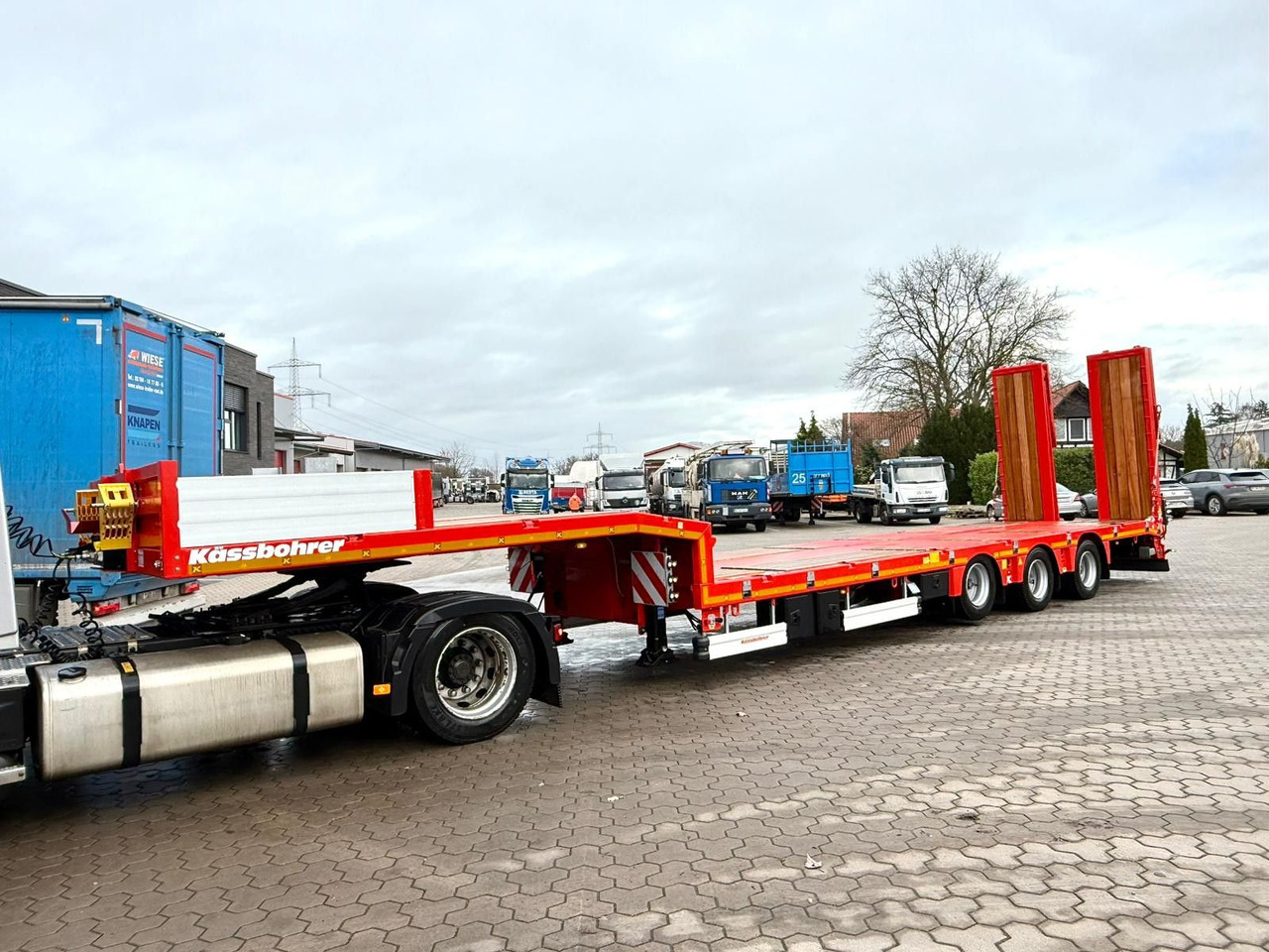 Kässbohrer K.SLS 3 / 0N 18/30 Tieflader mit hydr. Rampen - Tieflader Auflieger: das Bild 3 Kässbohrer K.SLS 3 / 0N 18/30 Tieflader mit hydr. Rampen - Tieflader Auflieger: das Bild 3