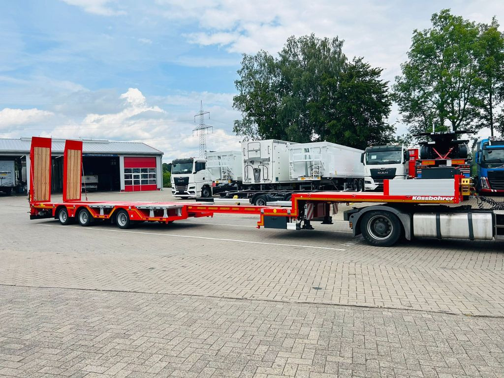 Kässbohrer KSLA RJ Mega Jumbo Tieflader mit Radmulden tele - Tieflader Auflieger: das Bild 1 Kässbohrer KSLA RJ Mega Jumbo Tieflader mit Radmulden tele - Tieflader Auflieger: das Bild 1