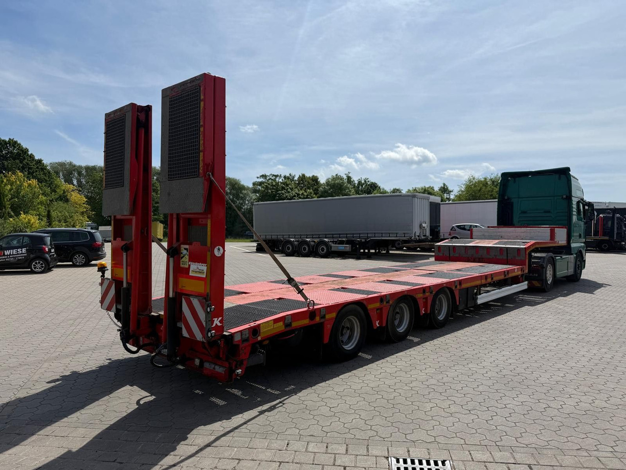 Kässbohrer SLS.HS Tieflader mit hydr. Schwanenhals - Tieflader Auflieger: das Bild 3 Kässbohrer SLS.HS Tieflader mit hydr. Schwanenhals - Tieflader Auflieger: das Bild 3