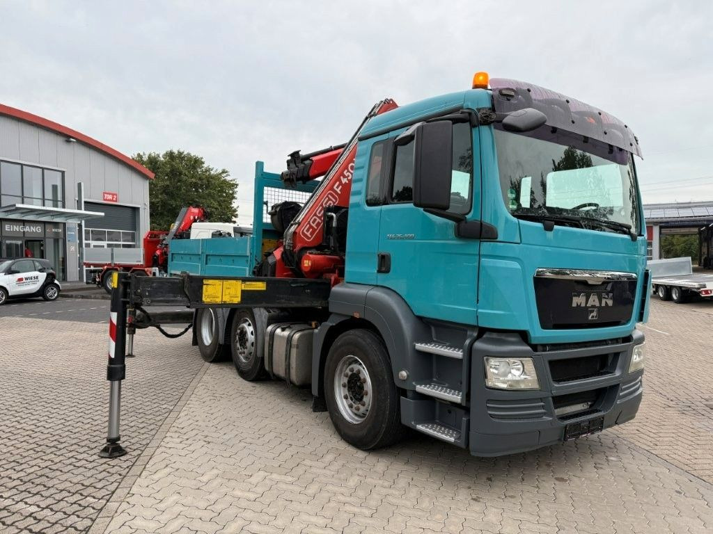MAN TGS 26.400 6x2 Pritsche mit Fassi F450 Frontkran - Pritsche LKW, Autokran: das Bild 4 MAN TGS 26.400 6x2 Pritsche mit Fassi F450 Frontkran - Pritsche LKW, Autokran: das Bild 4