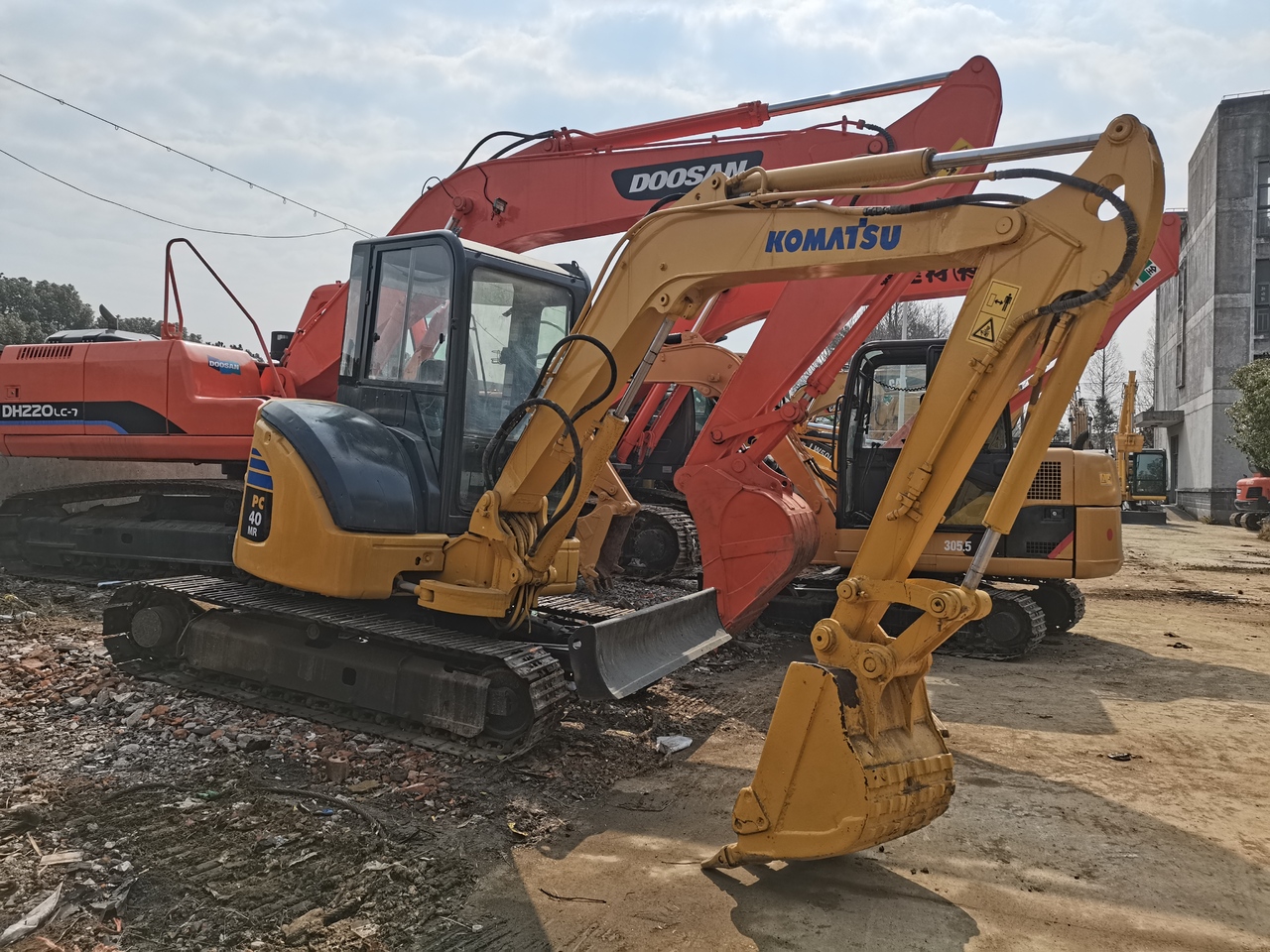 KOMATSU PC40MR - Minibagger: das Bild 2 KOMATSU PC40MR - Minibagger: das Bild 2