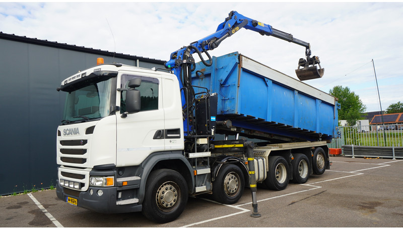 Scania G 490 10X4 CABLE SYSTEM TRUCK WITH PALFINGER Q180Z95TR CRANE - Autokran: das Bild 2 Scania G 490 10X4 CABLE SYSTEM TRUCK WITH PALFINGER Q180Z95TR CRANE - Autokran: das Bild 2