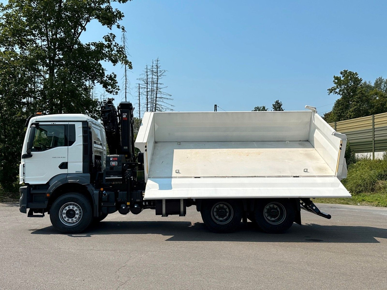 Kipper, Autokran MAN TGS 33.440 6x4 /3-Seiten- Kipper /  HIAB 228-6: das Bild 22