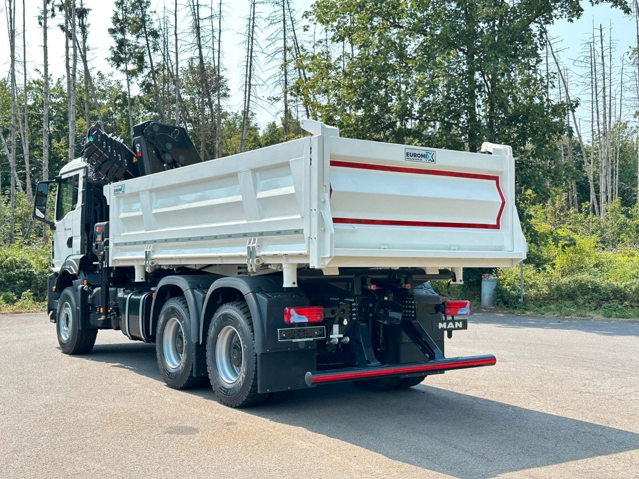 Kipper, Autokran MAN TGS 33.440 6x4 /3-Seiten- Kipper /  HIAB 228-6: das Bild 13