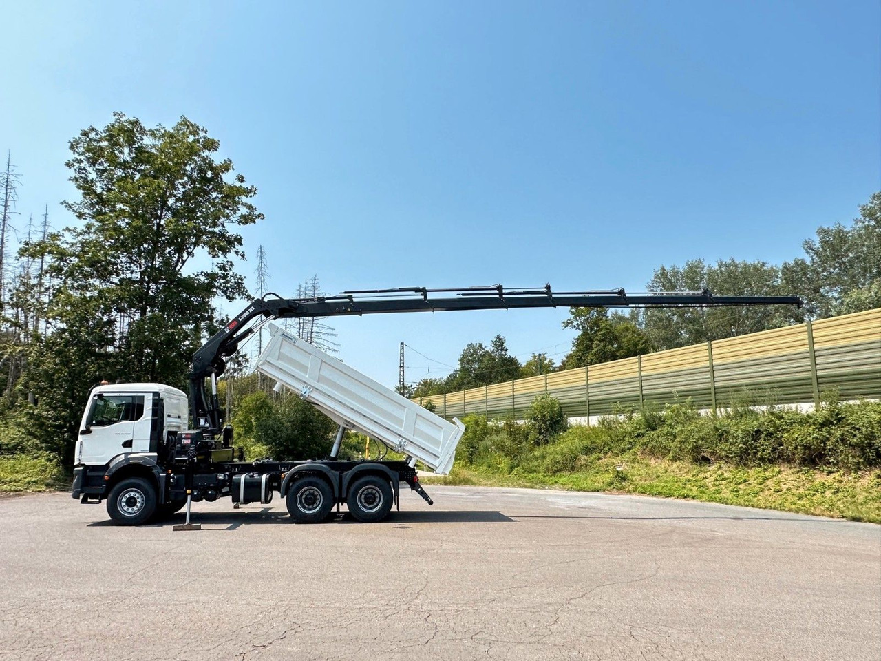 Kipper, Autokran MAN TGS 33.440 6x4 /3-Seiten- Kipper /  HIAB 228-6: das Bild 5