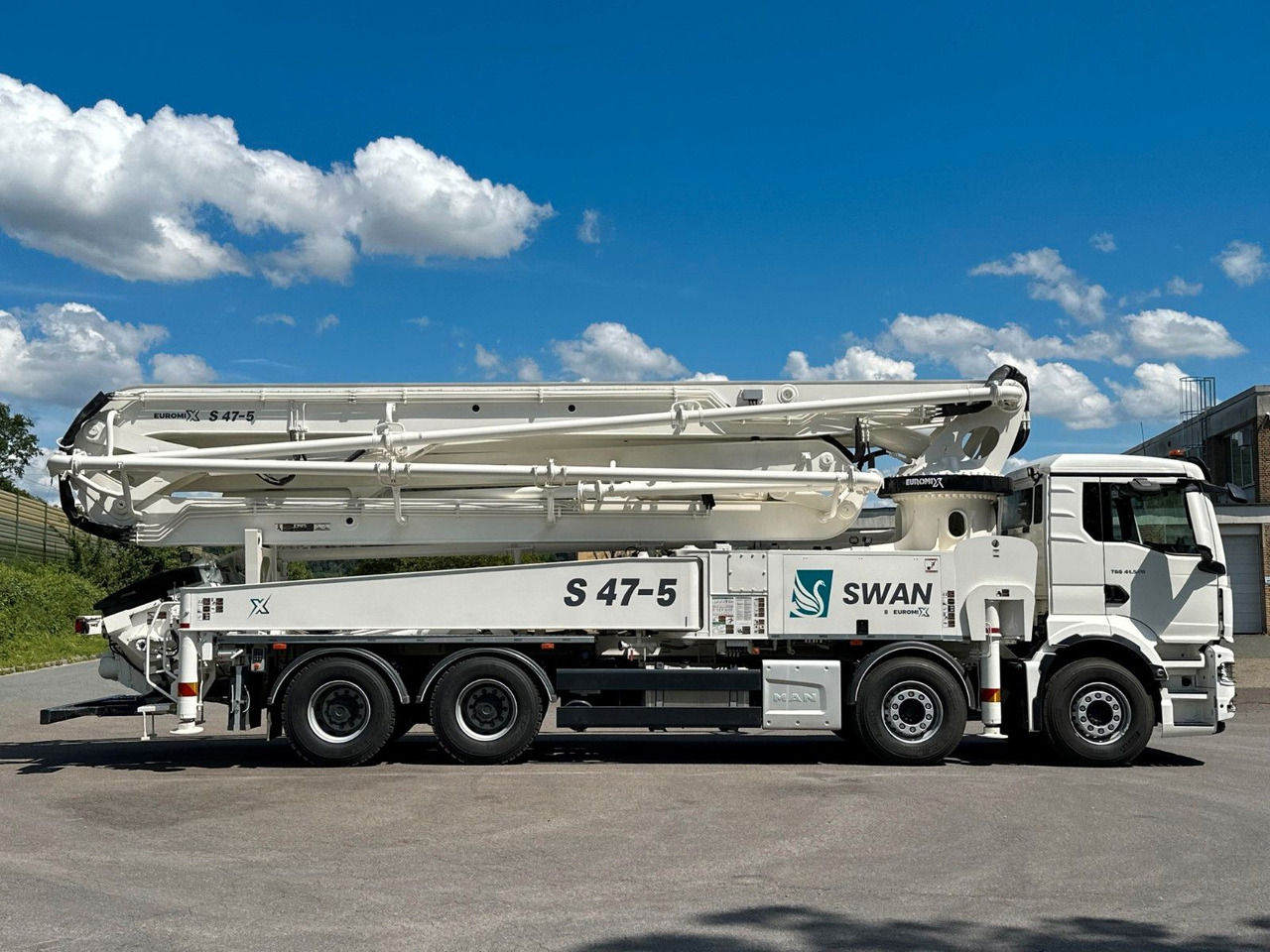 Volvo FMX 500 8x4 SWAN 47m Betonpumpe EuromixMTP - Betonpumpe: das Bild 1 Volvo FMX 500 8x4 SWAN 47m Betonpumpe EuromixMTP - Betonpumpe: das Bild 1