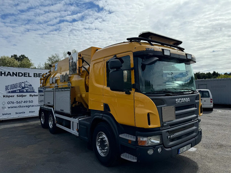 Scania P400 ADR, Combi Vacuum/Pressure 14m3 (2+4+8), 2009 - Saug-/ Spülfahrzeug: das Bild 1 Scania P400 ADR, Combi Vacuum/Pressure 14m3 (2+4+8), 2009 - Saug-/ Spülfahrzeug: das Bild 1