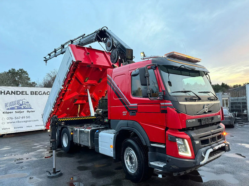 Volvo FMX 410 6x2*4, Tipper & Crane, 2015 - Kipper, Autokran: das Bild 1 Volvo FMX 410 6x2*4, Tipper & Crane, 2015 - Kipper, Autokran: das Bild 1