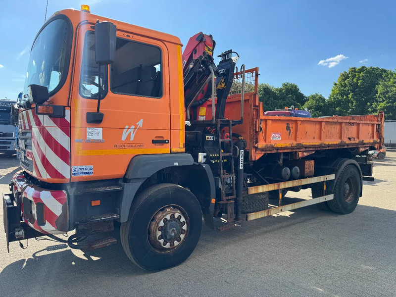 MAN ME 18.250 4X4 **BELGIAN TRUCK+PALFINGER PK8500** - Kipper, Autokran: das Bild 3 MAN ME 18.250 4X4 **BELGIAN TRUCK+PALFINGER PK8500** - Kipper, Autokran: das Bild 3
