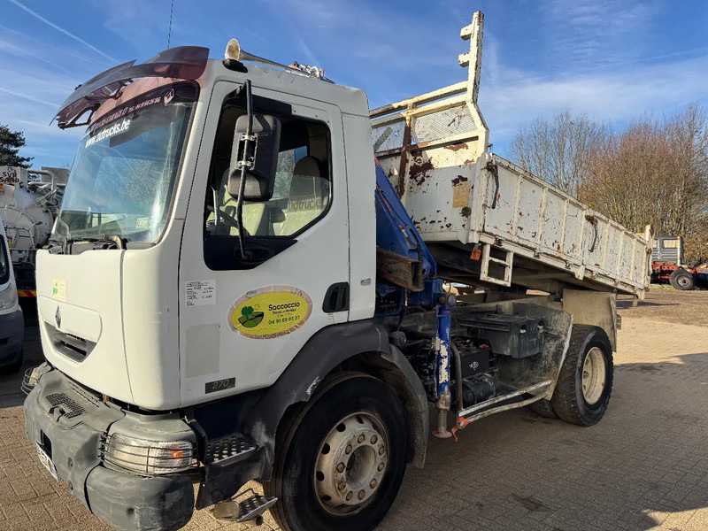 Renault Midlum 270 **TIPPER+FASSI CRANE-FRENCH TRUCK** - Kipper, Autokran: das Bild 1 Renault Midlum 270 **TIPPER+FASSI CRANE-FRENCH TRUCK** - Kipper, Autokran: das Bild 1