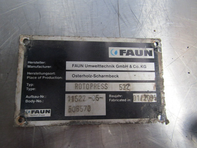 FAUN ROTOPRESS HYDRAULIC PUMP P/NO 5243886/601461 - Hydraulikpumpe für Kommunal-/ Sonderfahrzeug: das Bild 2 FAUN ROTOPRESS HYDRAULIC PUMP P/NO 5243886/601461 - Hydraulikpumpe für Kommunal-/ Sonderfahrzeug: das Bild 2