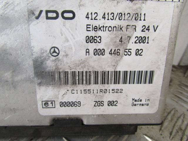 MERCEDES ATEGO 1823 ELEKTRONIC FR UNIT P/NO A000 446 5502 - Elektrische Ausrüstung für LKW: das Bild 2 MERCEDES ATEGO 1823 ELEKTRONIC FR UNIT P/NO A000 446 5502 - Elektrische Ausrüstung für LKW: das Bild 2