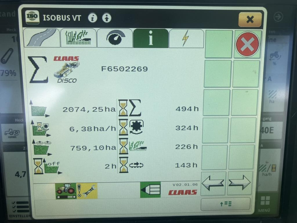 CLAAS Disco 9200 C 3200 FC - Mähwerk: das Bild 2 CLAAS Disco 9200 C 3200 FC - Mähwerk: das Bild 2