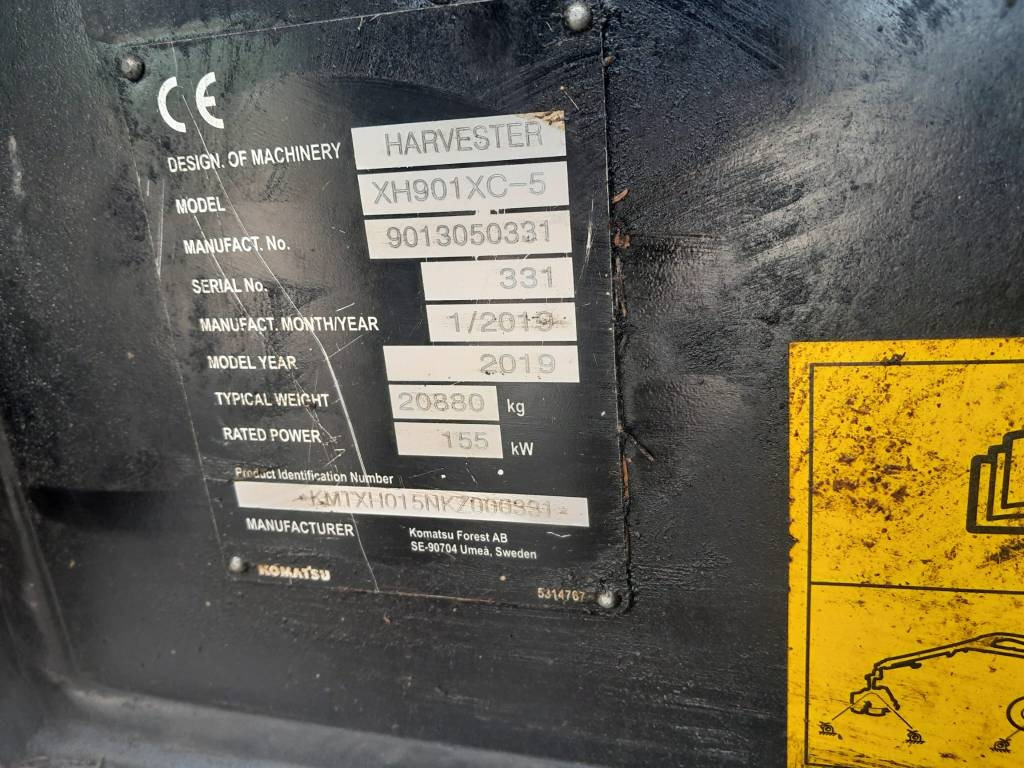 Harvester Komatsu 901 XC: das Bild 13 Harvester Komatsu 901 XC: das Bild 13