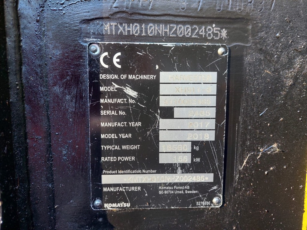 Komatsu 911 - Harvester: das Bild 2 Komatsu 911 - Harvester: das Bild 2