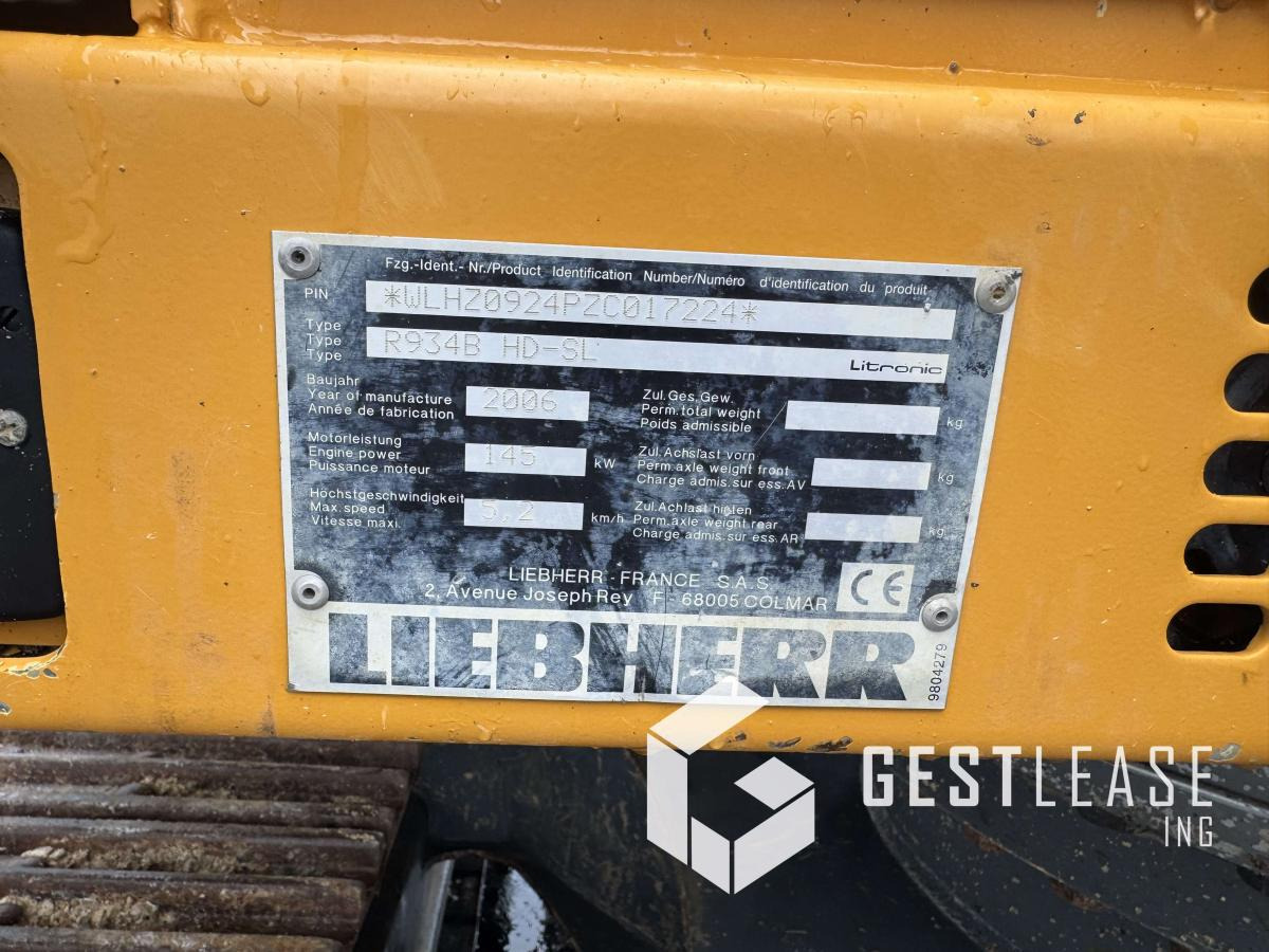 Kettenbagger Liebherr R934B HDSL: das Bild 9 Kettenbagger Liebherr R934B HDSL: das Bild 9