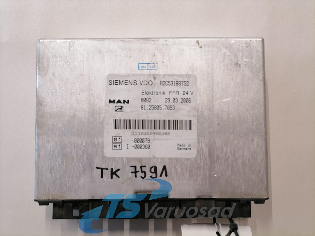 MAN Ecu, FFR 81258057053 - Steuergerät für LKW: das Bild 1 MAN Ecu, FFR 81258057053 - Steuergerät für LKW: das Bild 1