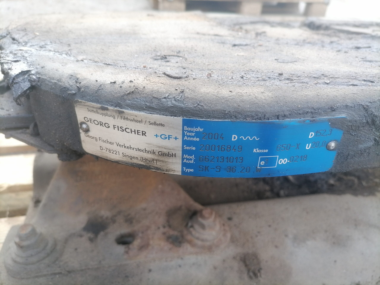 Sattelkupplung für LKW MAN Fifht wheel 662131013: das Bild 6