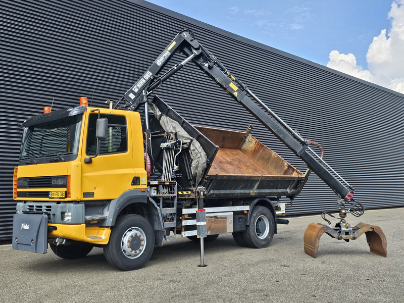 DAF CF 75.250 4X4 / HIAB CRANE + TIPPER / MANUAL / SPRING - Kipper, Autokran: das Bild 2 DAF CF 75.250 4X4 / HIAB CRANE + TIPPER / MANUAL / SPRING - Kipper, Autokran: das Bild 2