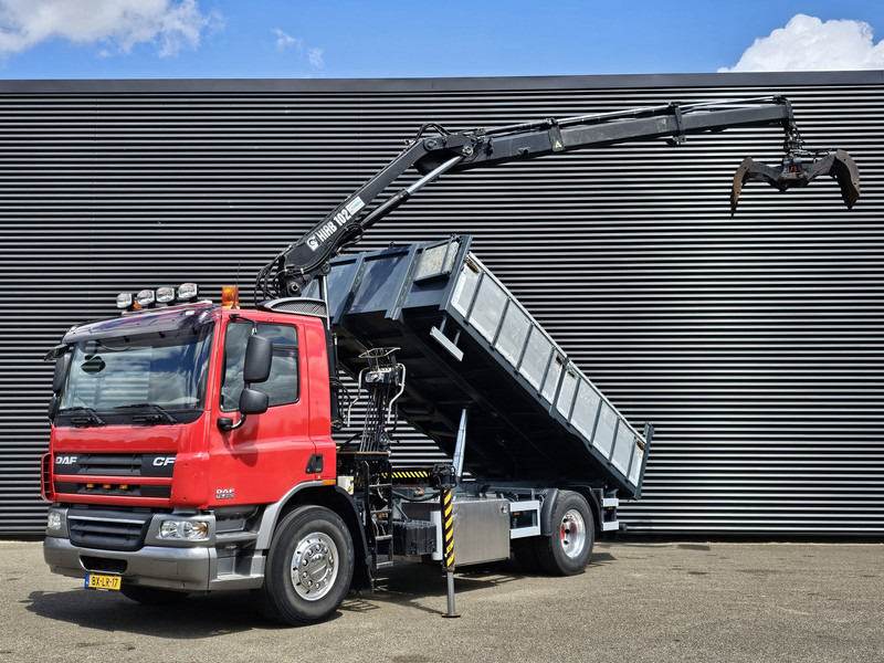 DAF CF 75.250 / HIAB CRANE + TIPPER - Kipper, Autokran: das Bild 1 DAF CF 75.250 / HIAB CRANE + TIPPER - Kipper, Autokran: das Bild 1