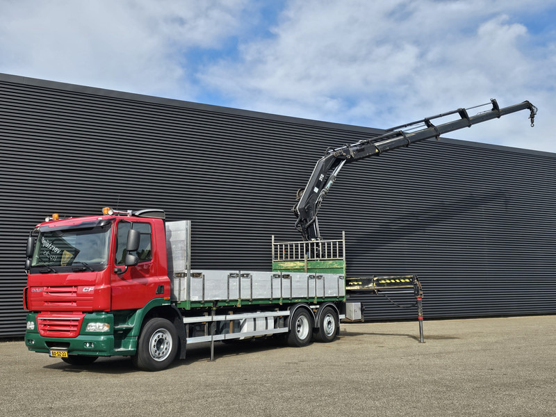 DAF CF 85.410 6x2 / HIAB 35 t/m crane / kran + REMOTE - Pritsche LKW, Autokran: das Bild 1 DAF CF 85.410 6x2 / HIAB 35 t/m crane / kran + REMOTE - Pritsche LKW, Autokran: das Bild 1