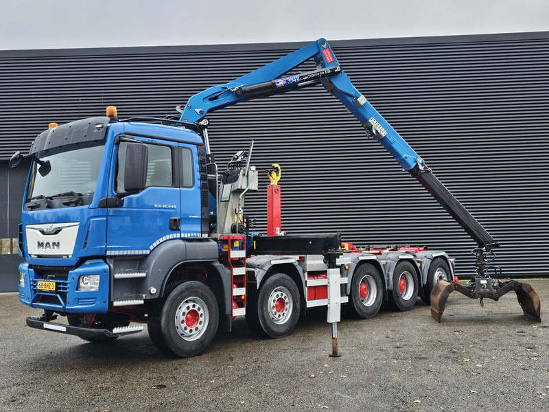 MAN TGS 47.440 BBL / 10X4 HOOKLIFT + Z CRANE - Abrollkipper, Autokran: das Bild 3 MAN TGS 47.440 BBL / 10X4 HOOKLIFT + Z CRANE - Abrollkipper, Autokran: das Bild 3