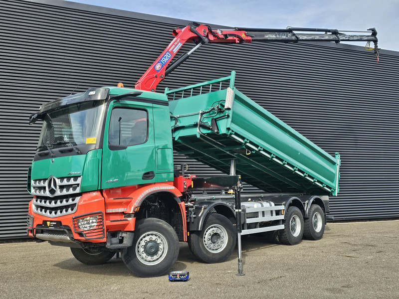Mercedes-Benz AROCS 4145 / 8X6 / TIPPER + HMF CRANE - Kipper, Autokran: das Bild 1 Mercedes-Benz AROCS 4145 / 8X6 / TIPPER + HMF CRANE - Kipper, Autokran: das Bild 1
