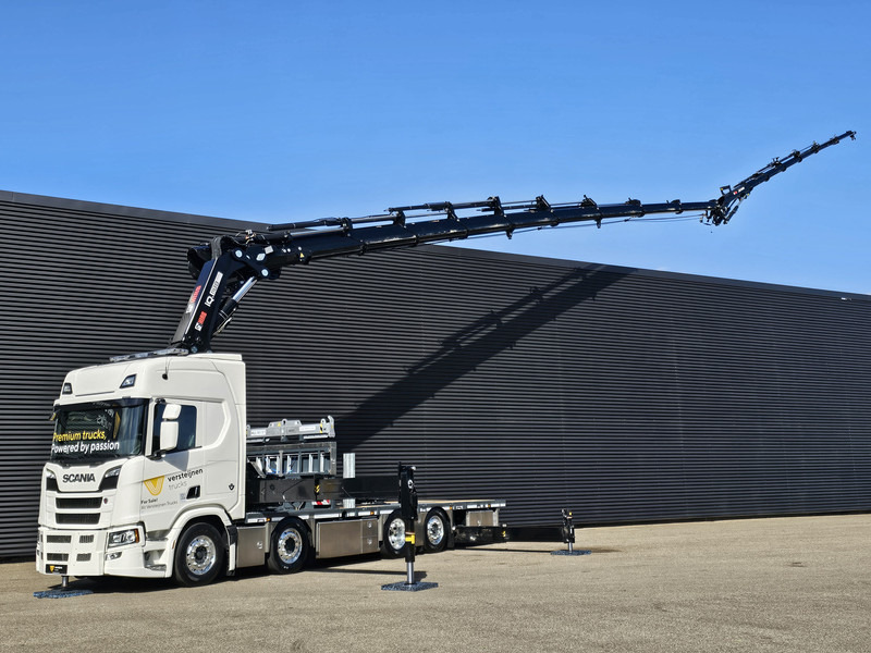 Scania R590 V8 / 8X2 / HIAB 1188 + JIB + WINCH - Pritsche LKW, Autokran: das Bild 1 Scania R590 V8 / 8X2 / HIAB 1188 + JIB + WINCH - Pritsche LKW, Autokran: das Bild 1