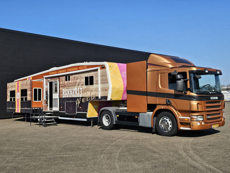 Scania P 280 + trailer - 2 X SLIDE OUT / CAMPER / WOHNMOBIL - Wohnmobil: das Bild 1 Scania P 280 + trailer - 2 X SLIDE OUT / CAMPER / WOHNMOBIL - Wohnmobil: das Bild 1