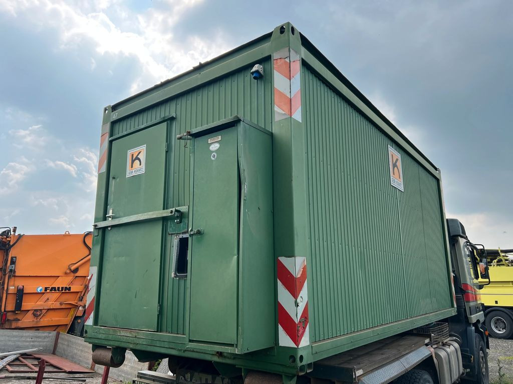 Büro Container mit Heizung Licht Tisch Schränke - Hakenlift/ Absetzkipper System: das Bild 3 Büro Container mit Heizung Licht Tisch Schränke - Hakenlift/ Absetzkipper System: das Bild 3