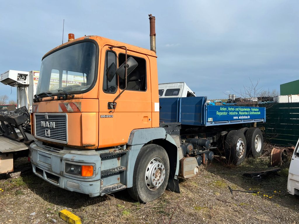 MAN 26.293 6X2 Motor & Getriebe gut - Fahrgestell LKW: das Bild 1 MAN 26.293 6X2 Motor & Getriebe gut - Fahrgestell LKW: das Bild 1