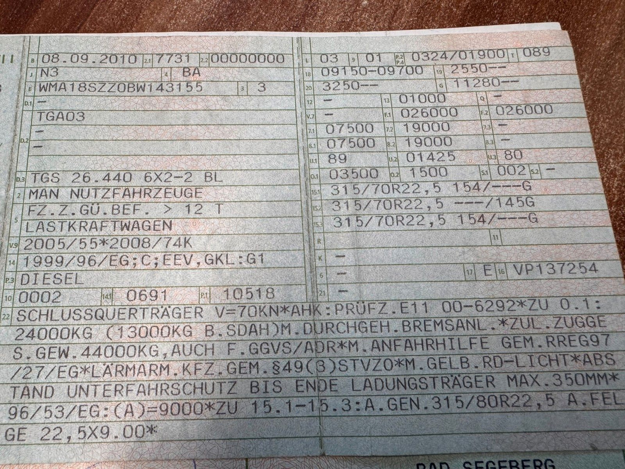 MAN 26.40 6X2 Meiller RK 20.70 mit Funk - Abrollkipper: das Bild 2 MAN 26.40 6X2 Meiller RK 20.70 mit Funk - Abrollkipper: das Bild 2