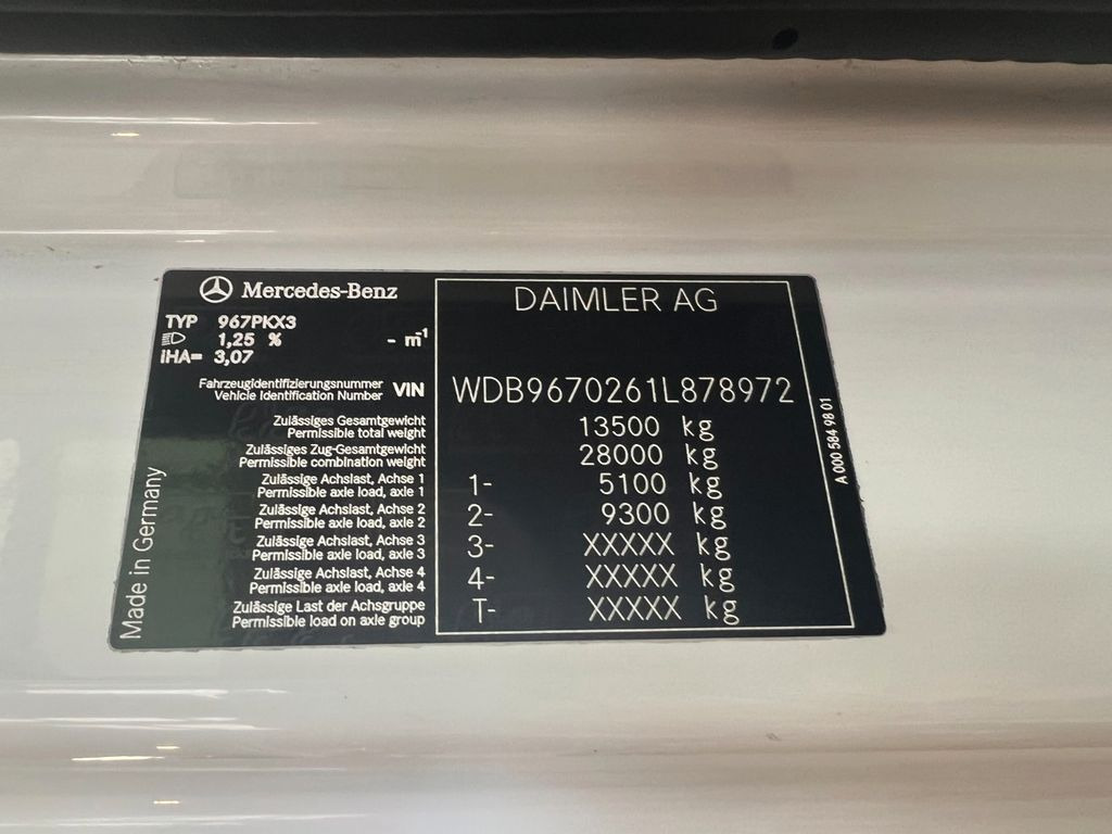 Mercedes-Benz 1327 4X2 Glastransporter mit Kran Funkbedienung - Autokran, Autokran: das Bild 3 Mercedes-Benz 1327 4X2 Glastransporter mit Kran Funkbedienung - Autokran, Autokran: das Bild 3