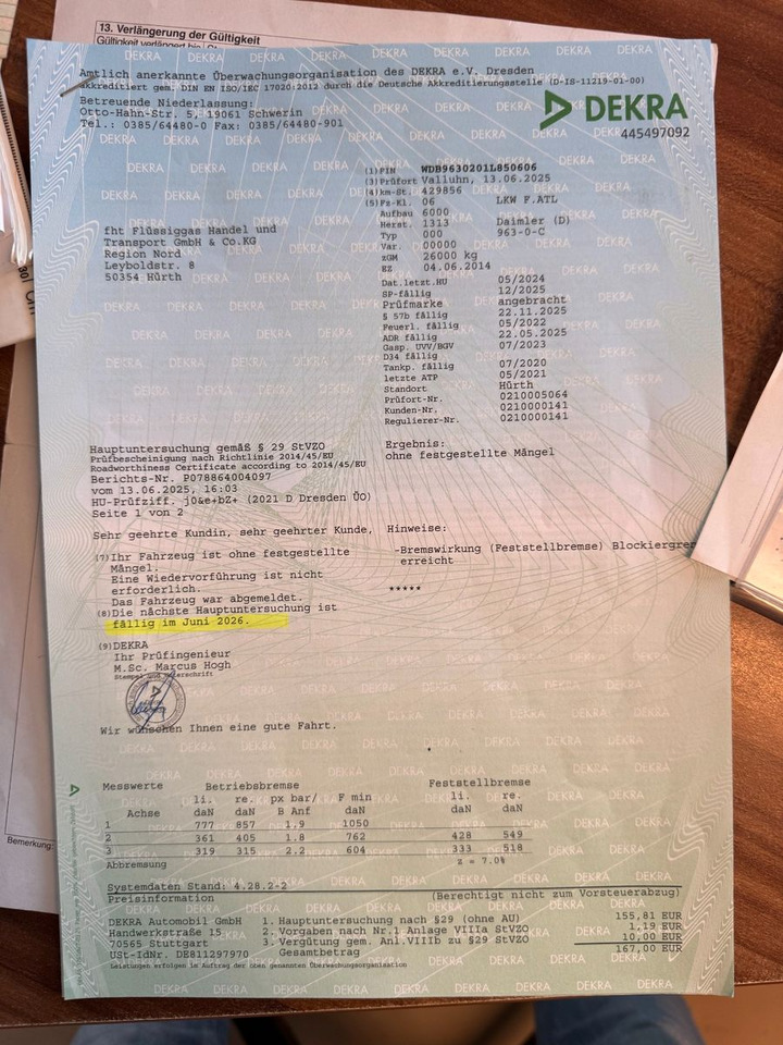 Mercedes-Benz 2536 ADR Valid & kipphydraulik für Gastank - Tankwagen: das Bild 4 Mercedes-Benz 2536 ADR Valid & kipphydraulik für Gastank - Tankwagen: das Bild 4