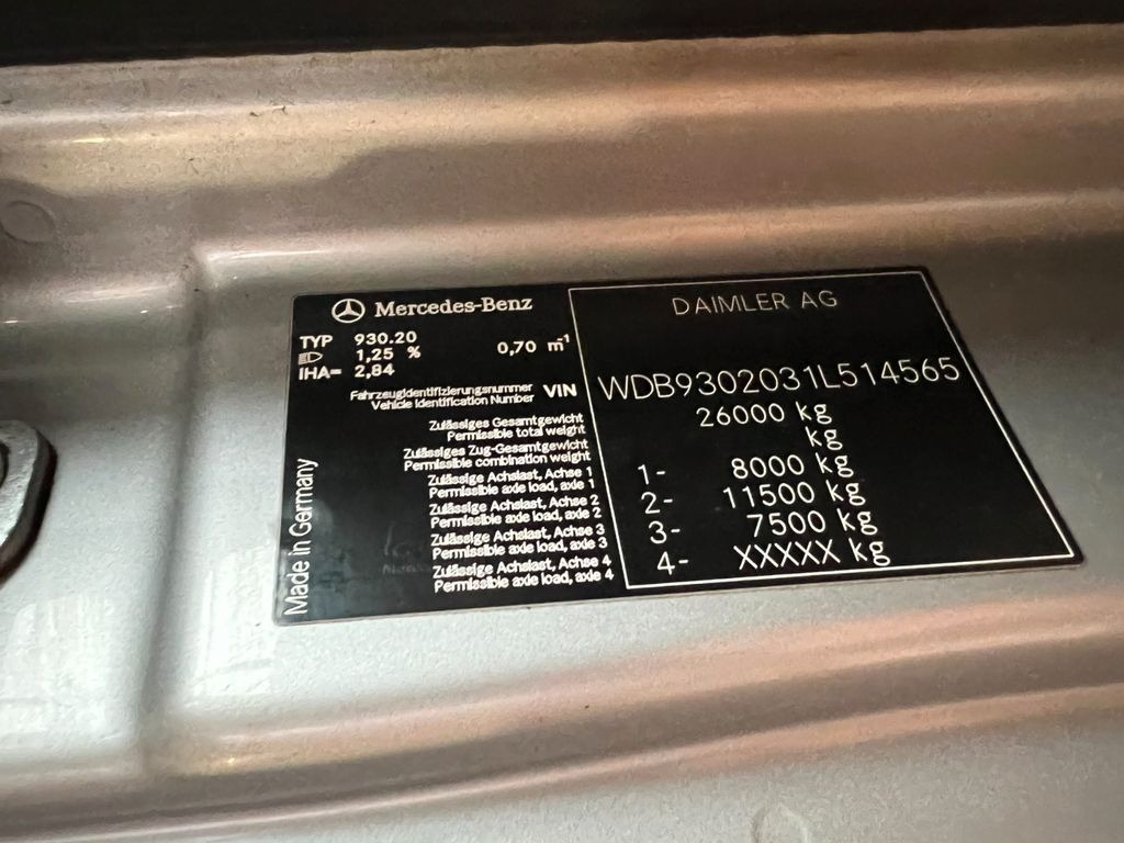 Mercedes-Benz 2541 6X2 VDL Abroller mit Hydr. Verriegelung - Abrollkipper: das Bild 3 Mercedes-Benz 2541 6X2 VDL Abroller mit Hydr. Verriegelung - Abrollkipper: das Bild 3