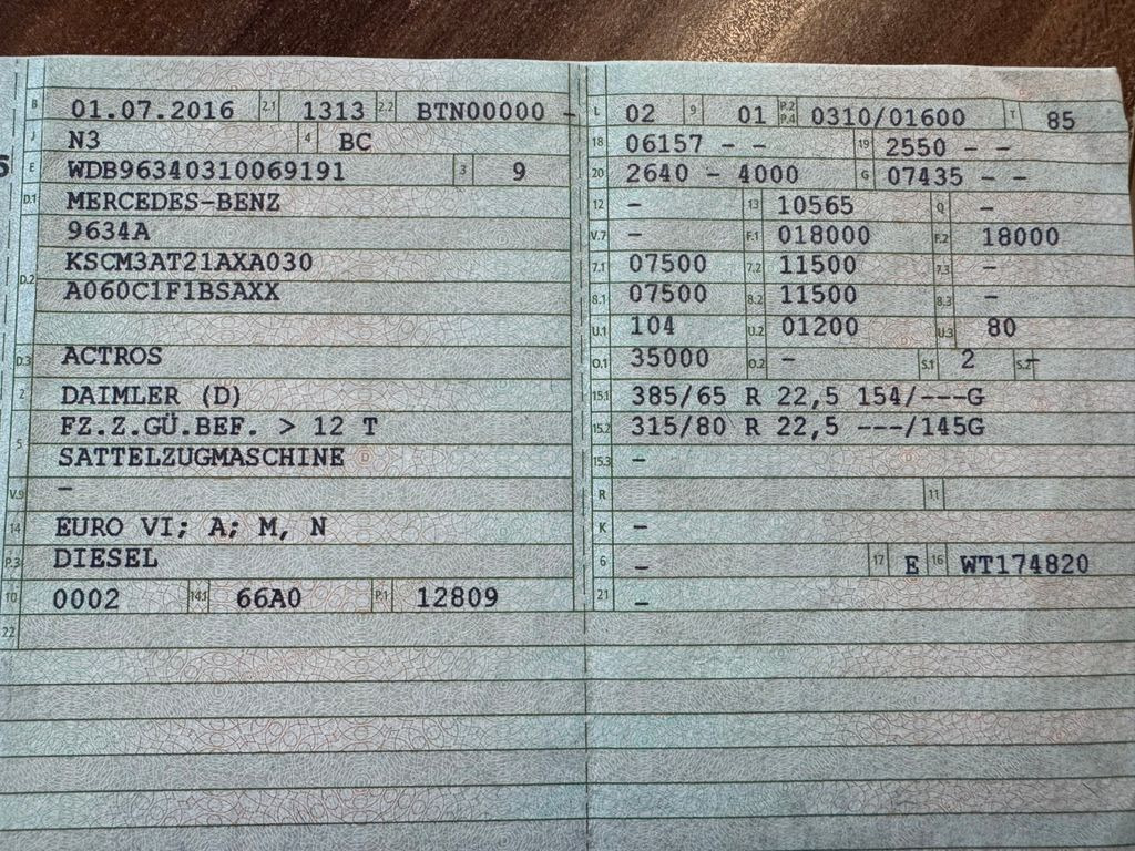 Mercedes-Benz 1842 4X2 SZM mit Kipphydraulik guter Zustand - Sattelzugmaschine: das Bild 2 Mercedes-Benz 1842 4X2 SZM mit Kipphydraulik guter Zustand - Sattelzugmaschine: das Bild 2