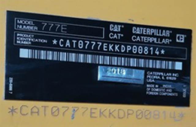 CAT 777E - Dumper Starr: das Bild 4 CAT 777E - Dumper Starr: das Bild 4
