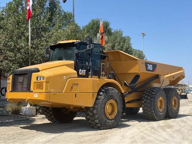 CAT 745 - Knickgelenkter Dumper: das Bild 1 CAT 745 - Knickgelenkter Dumper: das Bild 1
