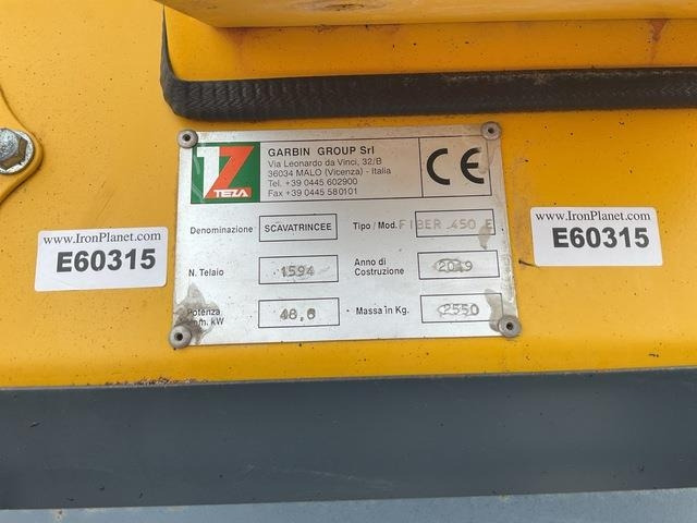 Garbin Fiber 450E - Grabenbagger/ Grabenfräse: das Bild 5 Garbin Fiber 450E - Grabenbagger/ Grabenfräse: das Bild 5